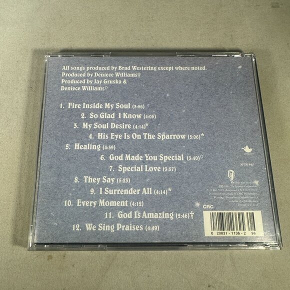 Deniece Williams – Greatest Gospel Hits CD 1996 Contemporary Gospel CRC Edition - Picture 2 of 3